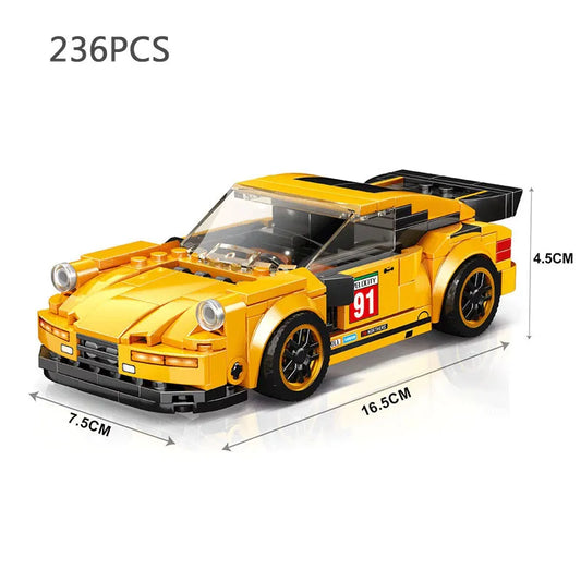 Yellow Racing Porsche