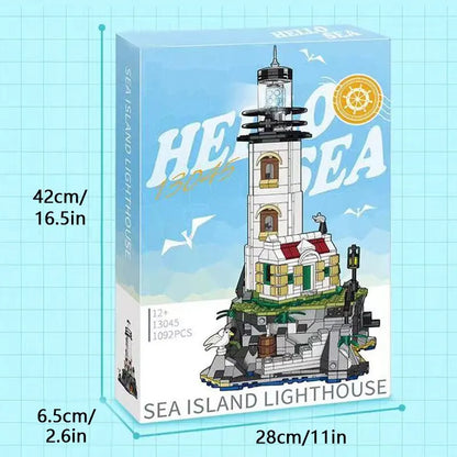 1092PCS Sea Island Electric Lighthouse